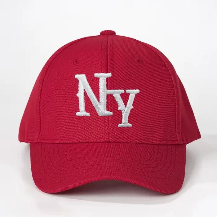 Casquette de baseball NY New York lettres brodées multifonctionnelle pour homme et femme voyage soleil coton polyester réglable