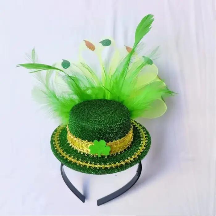 39BD chapeau bibi vert bandeau