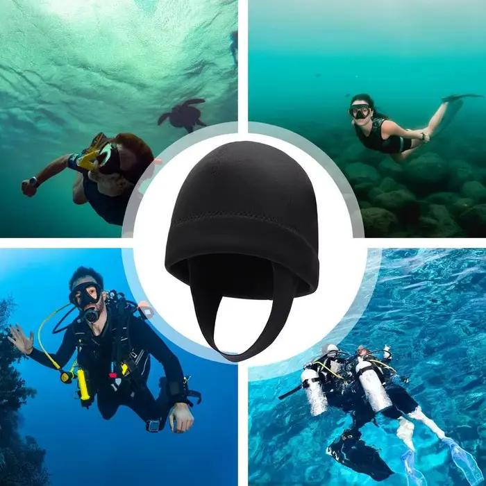 Cagoule de plongée élastique thermique