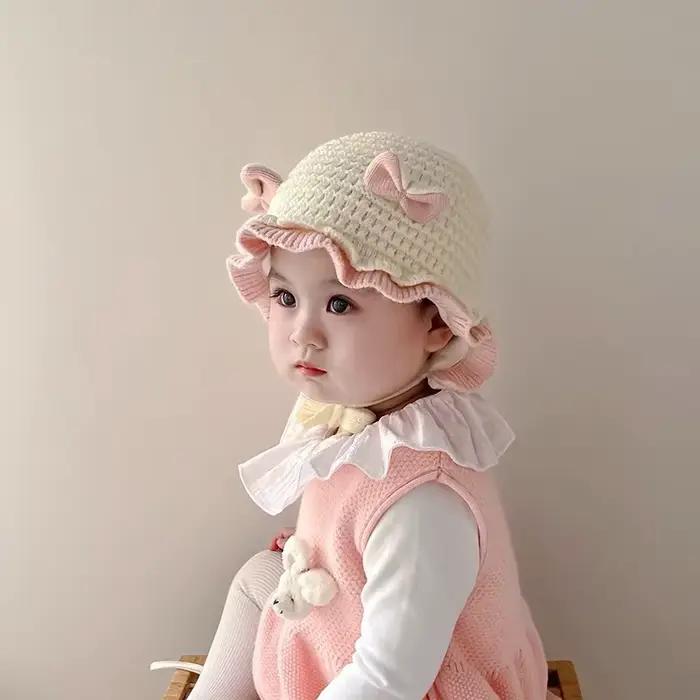 Chapeau en laine pour bébé