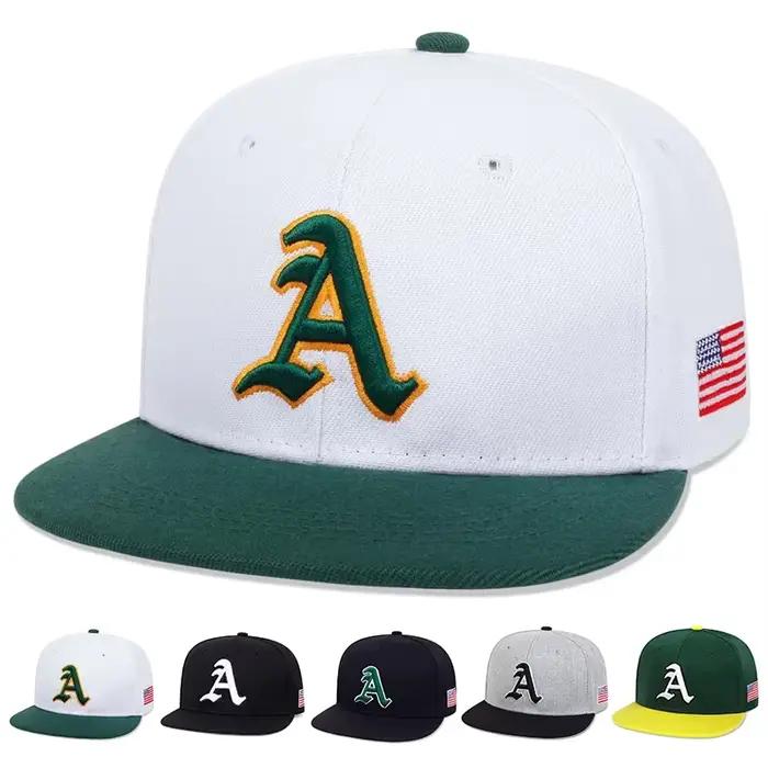 Casquettes de baseball unisexes gothiques avec broderie drapeau américain lettre