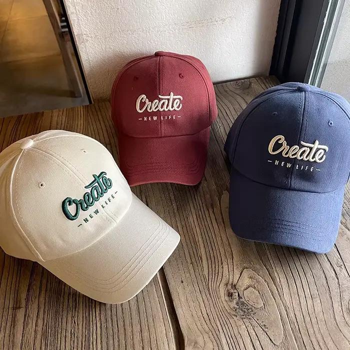 Nouveau chapeau de Baseball rigide à grande tête pour femmes