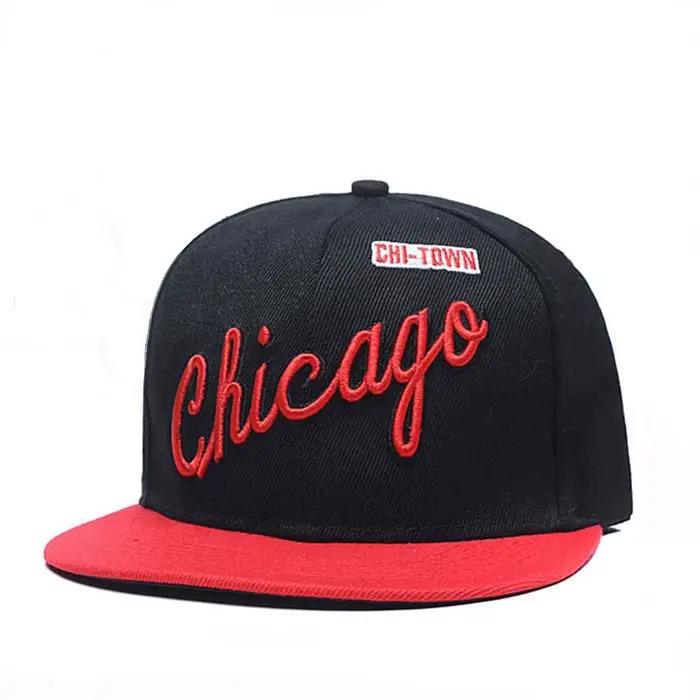 Casquettes Snapback Marque CHARLOTTE CAP Bleu Hip Hop Garçon Basketball Sport Casquette