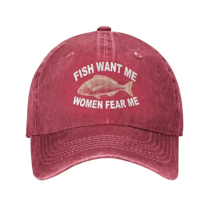 Chapeau femmes me veux des poissons me peur