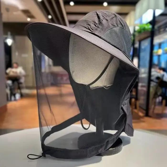 Chapeau anti-moustiques d'extérieur