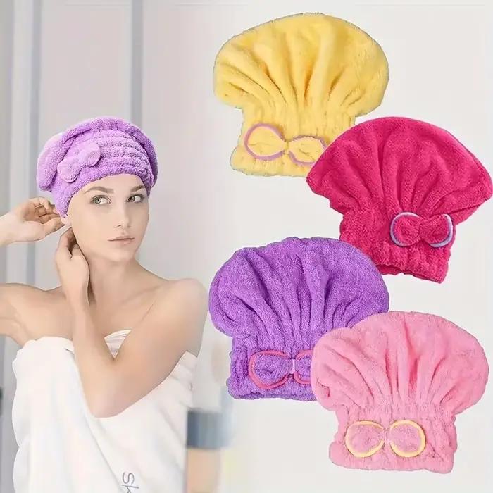 Bonnet de bain à séchage rapide pour femmes