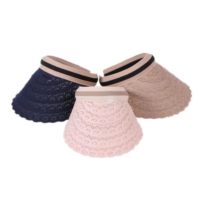 Chapeau de soleil pour femme en coton moderne protection UV plage printemps été style élégant occassions diverses