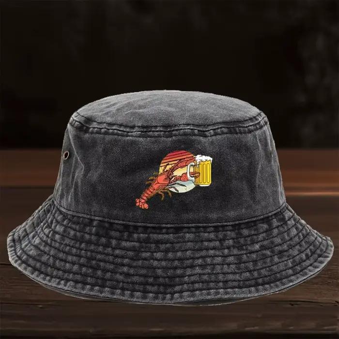 1 chapeau de pêcheur lavable de haute qualité