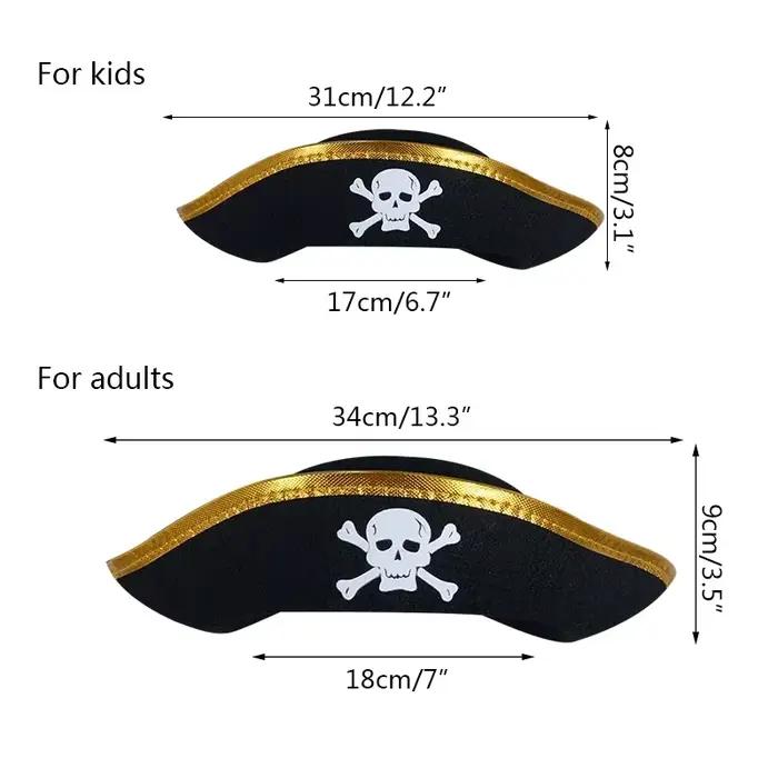 Chapeaux de pirate, accessoires d'halloween
