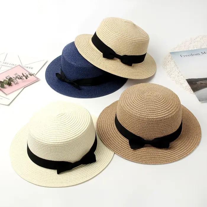 Chapeau de paille d'été pour femmes