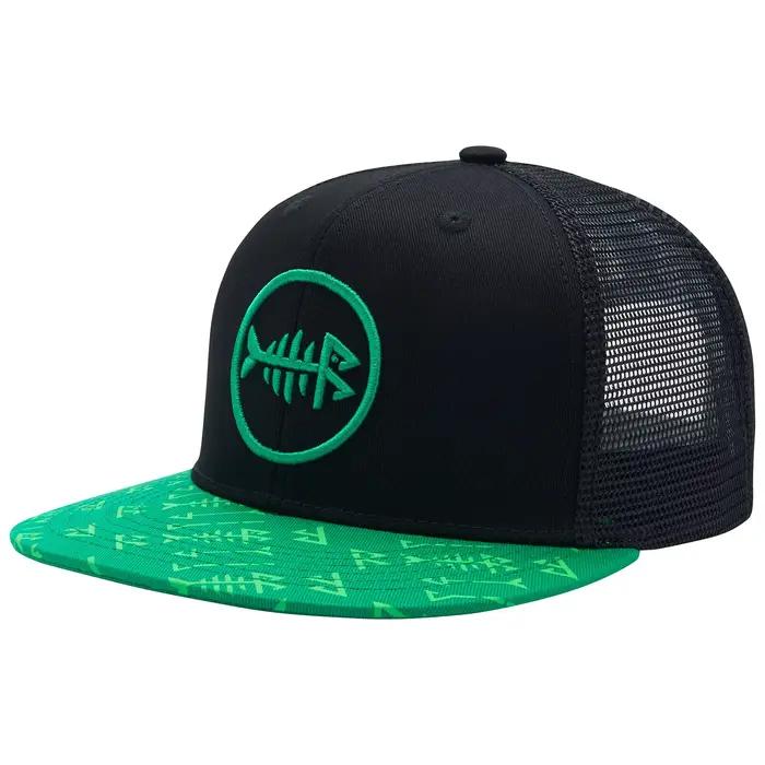 Bassdash Plat Brim Casquette De Camionneur Réglable Snapback Chapeau Maille Retour Pour Hommes Femmes Pêche Chasse