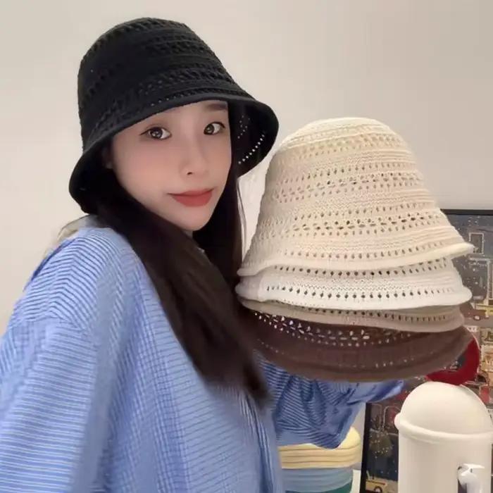 Chapeau de paille de plage pliable à large bord visière d'été pour femmes style rétro protection solaire confortable et respirant occasion plage et ville