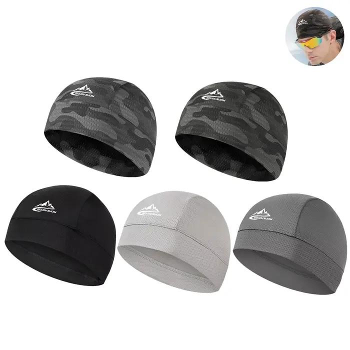 Casquettes intérieures de casque de cyclisme en maille respirante