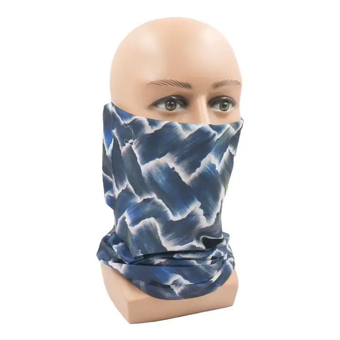 Tartan motif géométrique Bandanas randonnée bandeau pour hommes rayé cyclisme vélo Tube cache-cou femmes course visage couverture Snood