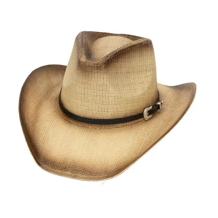 Chapeaux de Cowgirl occidentaux avec ceinture pour femmes et hommes