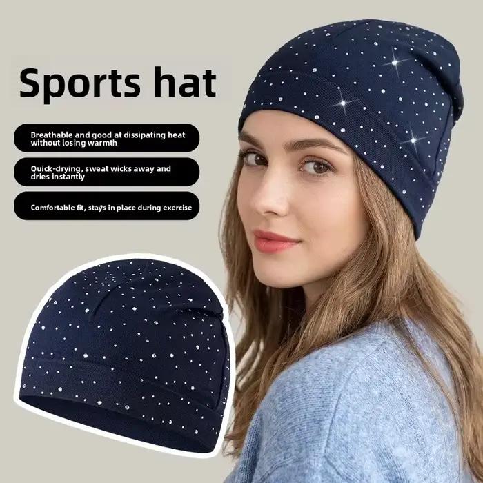 Bonnet en forme de crâne en diamant pour hommes et femmes