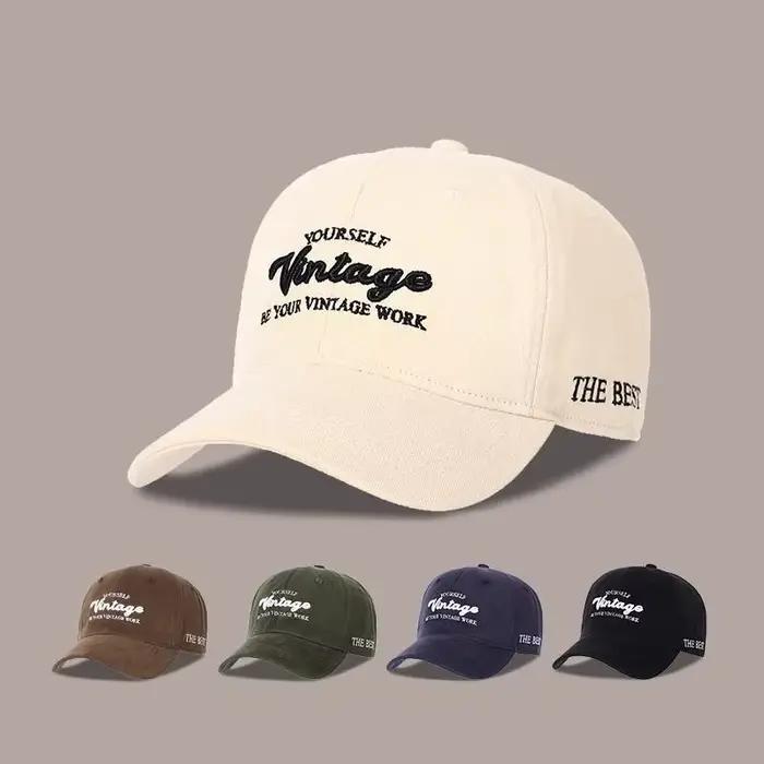 Casquettes de baseball brodées pour femmes et hommes