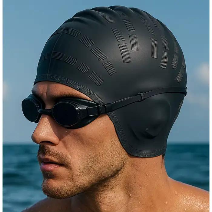 Bonnet de natation imperméable pour adultes
