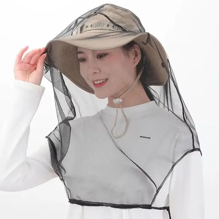 Casquette de pêche en plein air anti-moustique