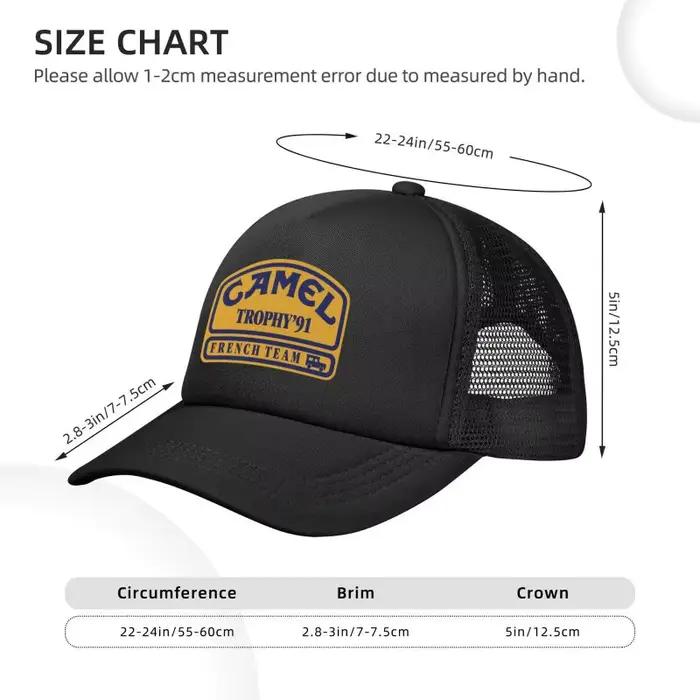 Casquette de baseball en maille imprimée Camel Trophy 91 pour hommes et femmes