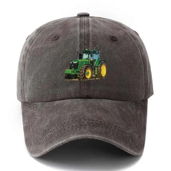 Casquette de baseball de tracteur imprimée pour hommes