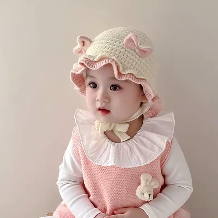 Chapeau en laine pour bébé