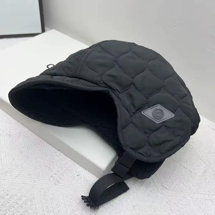 Chapeau Lei Feng en velours unisexe