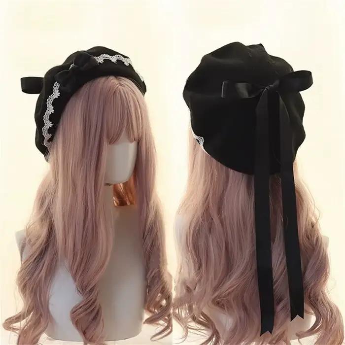 Béret en dentelle pour femme
