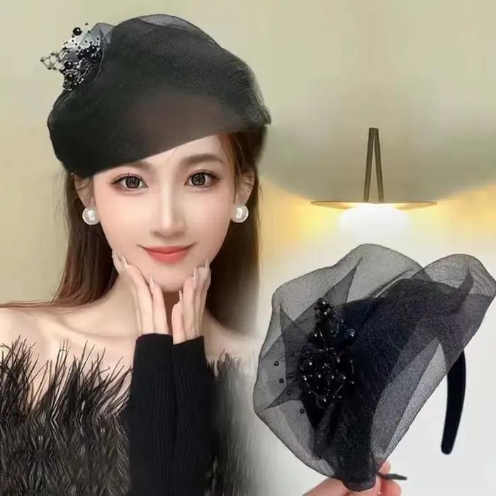 Bandeau demi-chapeau élégant