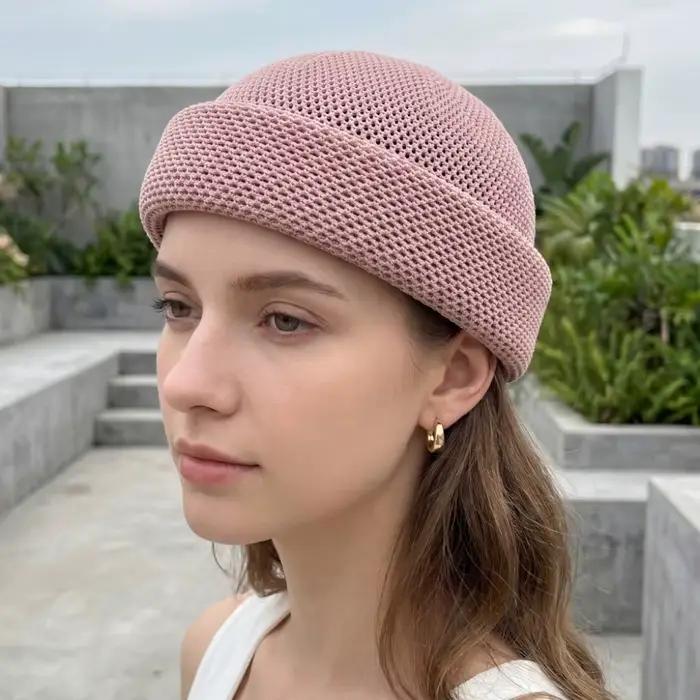 Chapeau de soleil léger en maille respirante