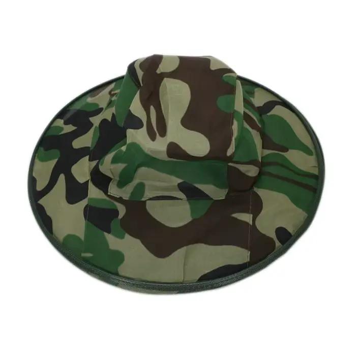 Chapeau de pêche et de camping respirant en maille anti-moustiques