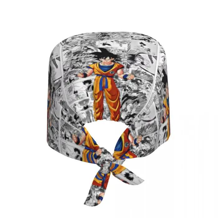 Casquette de travail Goku personnalisée chapeaux chirurgicaux hommes femmes Anime