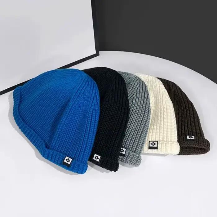 Chapeau tricoté doux coupe-vent Hip Hop