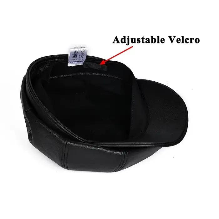Béret rétro chapeau pour hommes en cuir peau de vache octogonale automne hiver casquettes britanniques