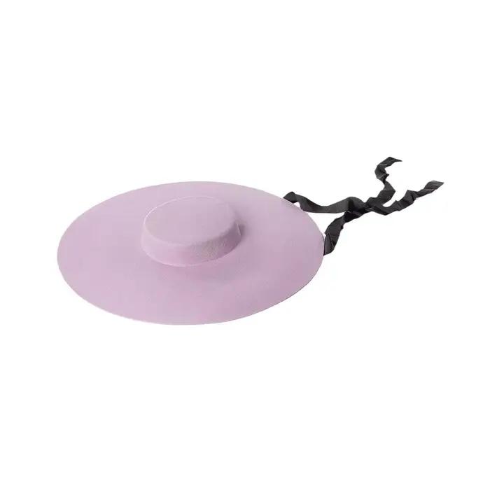 100% laine chapeau haut plat 15cm grand bord Fedora chapeaux européen Sombrero automne hiver femmes hommes scène