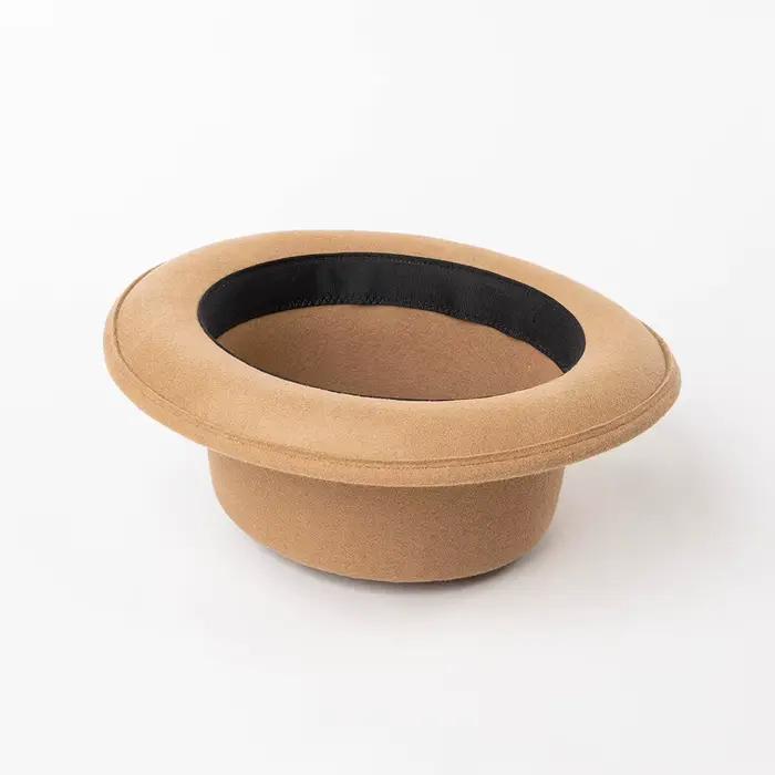 Chapeau de tarte de porc 100% laine à la mode Fedora pour hommes femmes automne hiver chaud
