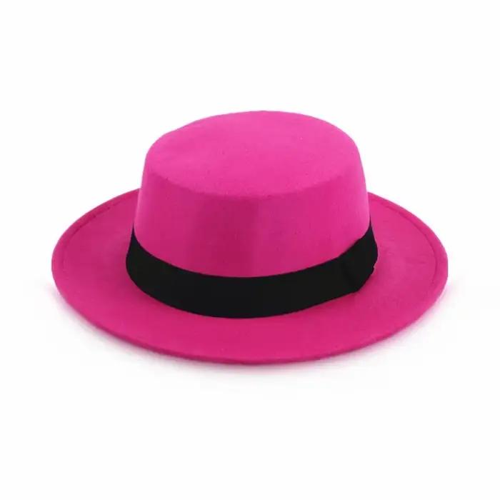 Chapeau Fedoras en feutre pour enfants
