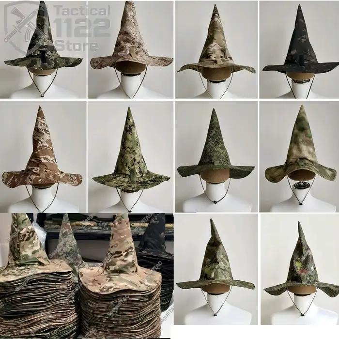 Chapeau tactique camouflage à large bord