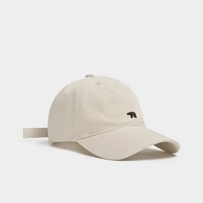 Casquettes de baseball brodées motif Ours polaire pour hommes et femmes