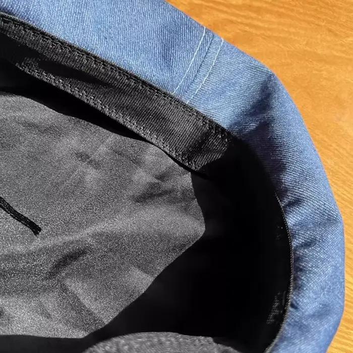 Béret en Denim à fleurs bleues pour femmes