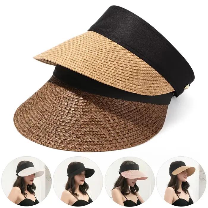Chapeau de plage pliable pour femmes