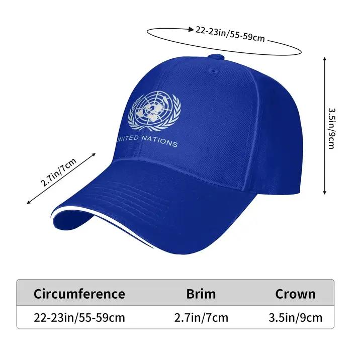 Casquette de Baseball des Nations unies pour hommes et adultes
