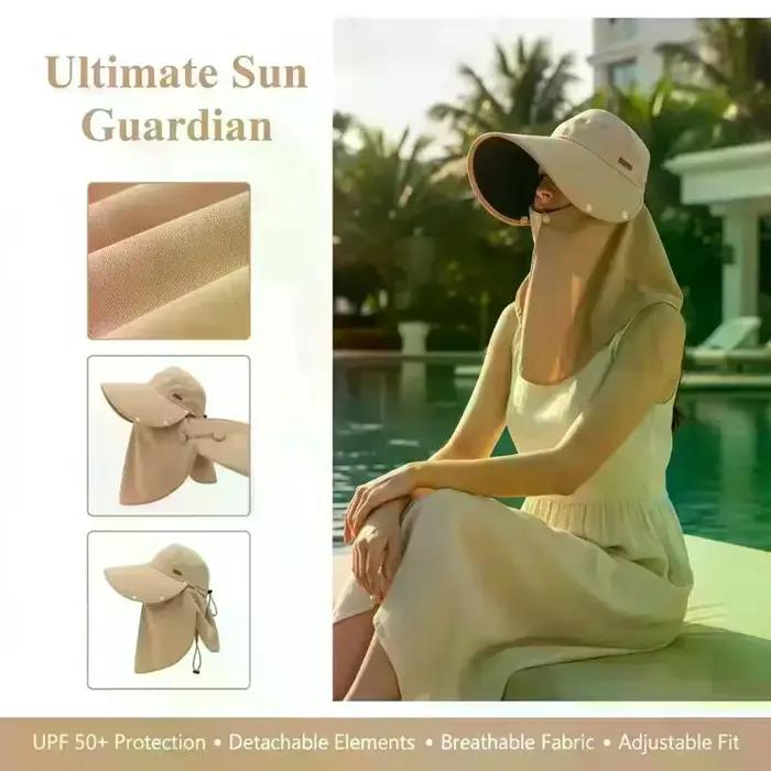 Chapeau pare-soleil anti-UV pour femmes