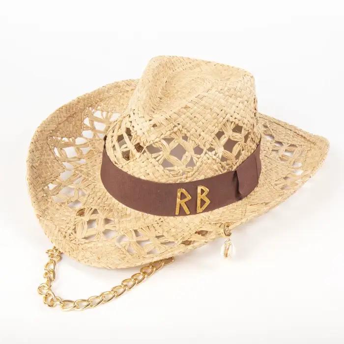 Chapeau de paille RB Rafia style espagnol