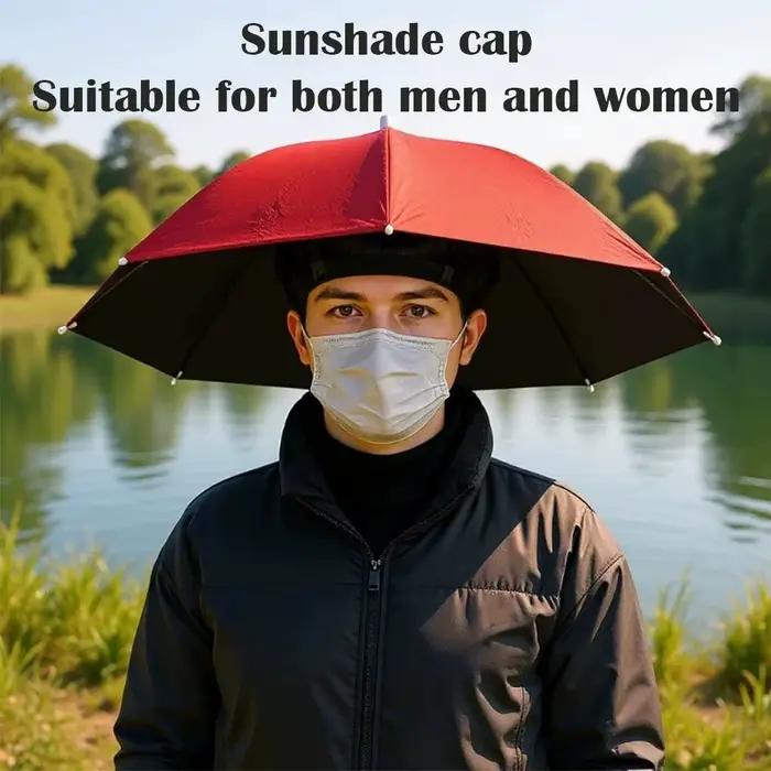 Chapeau parapluie portable pour la tête
