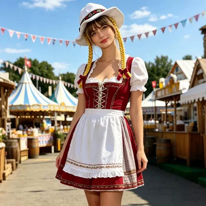 Chapeau tressé bavarois pour Oktoberfest
