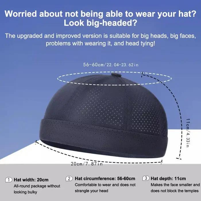 Casquette Docker rétro sans bord