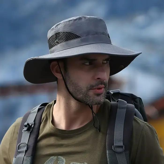 Nouveau Bob hommes seau de pêche chapeaux Anti-UV automne hiver Panama Protection extérieure pour les femmes Boonie mode