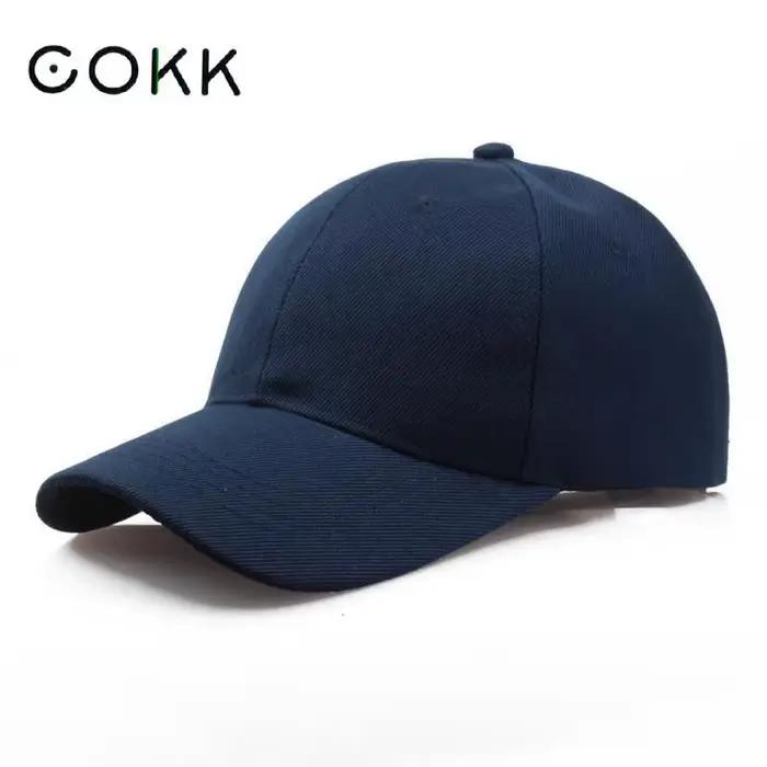 COKK – casquette de Baseball de couleur unie pour hommes et femmes
