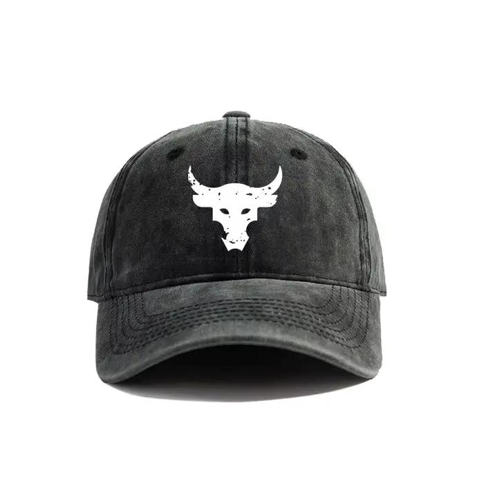Dwayne Johnson Brahma Bull Casquette de baseball d'été DistMurcia papa chapeaux hommes extérieur réglable coton casquettes MZ-440